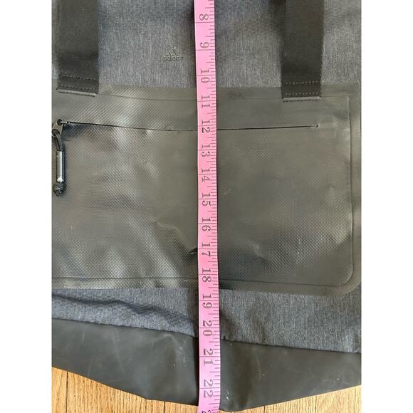 Adidas Wanderlust Team Bag Roll Down Tote Bag Dark Grey Weekend Bag - Picture 6 of 10
